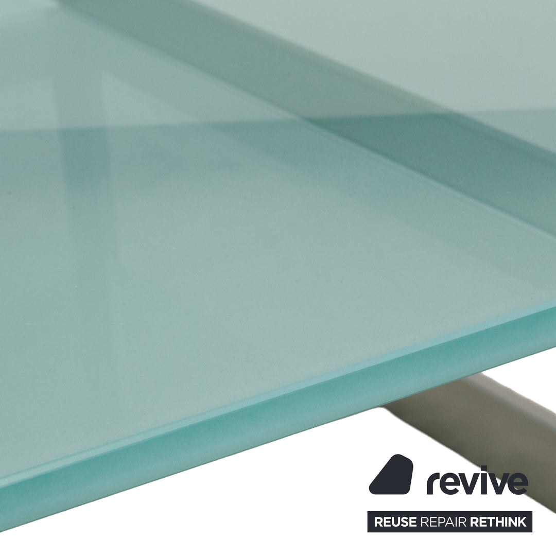 Christine Kröncke Carax Coffee Table Glass Silver Gray Blue