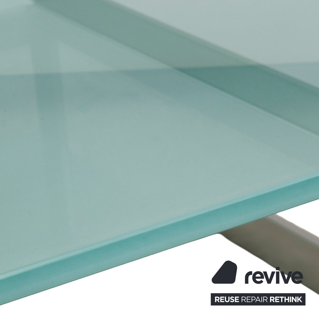 Christine Kröncke Carax Coffee Table Glass Silver Gray Blue