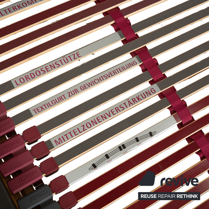 Lit en cuir Christine Kröncke Plaisir, gris anthracite foncé, 180 x 200 cm