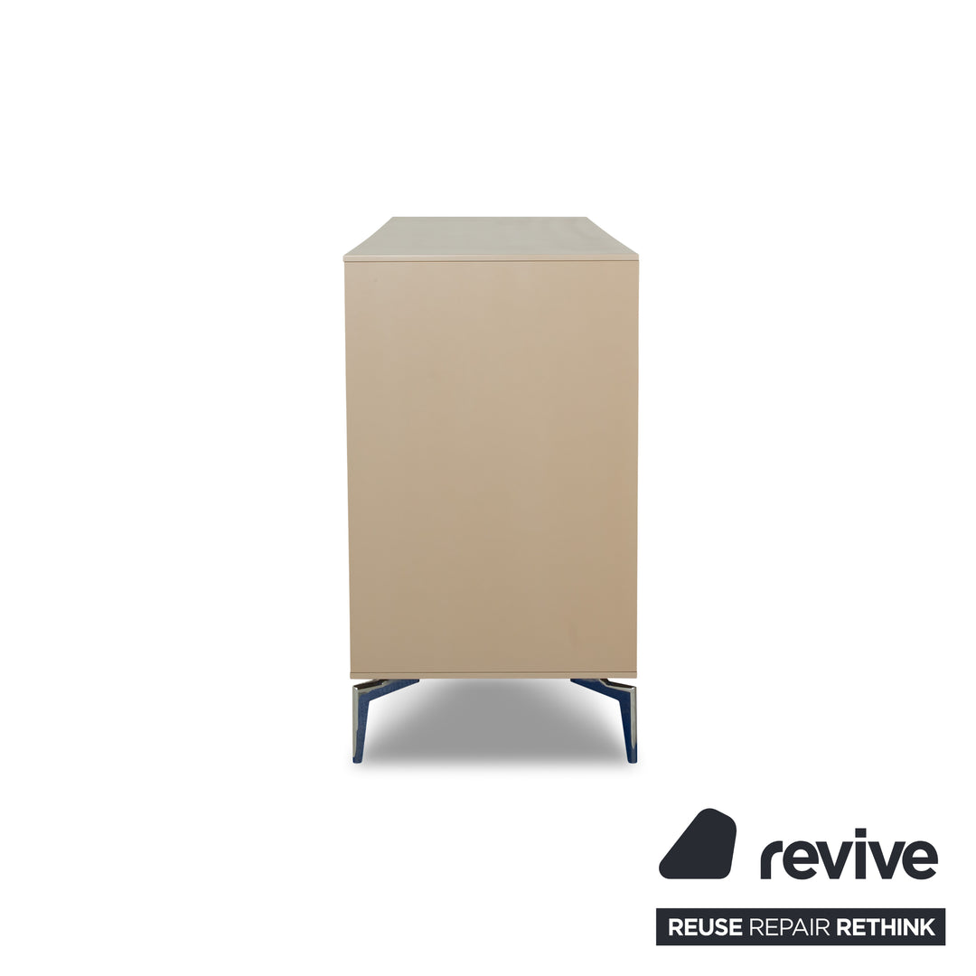 Christine Kröncke Slot wooden sideboard beige indirect lighting