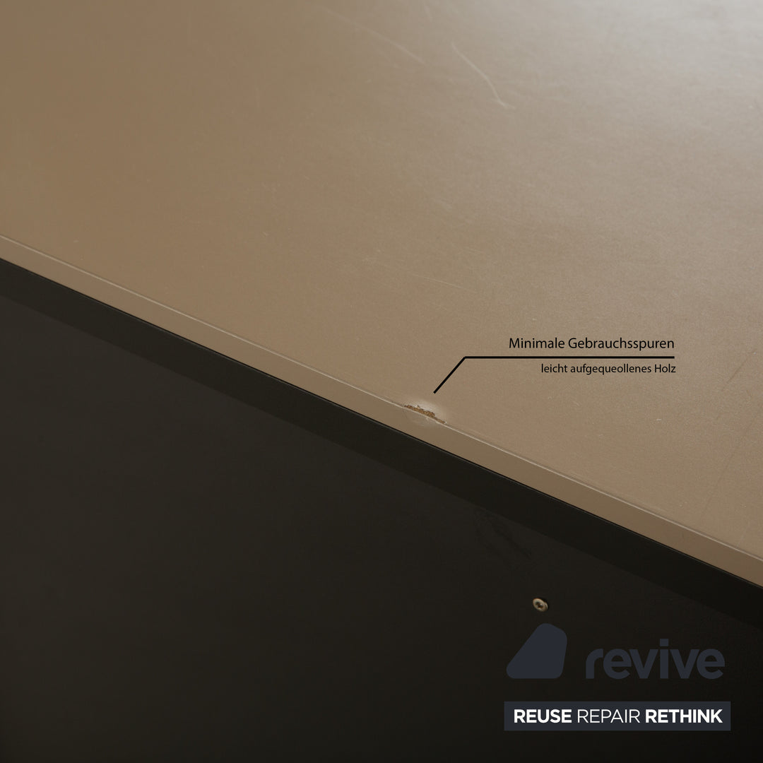 Christine Kröncke Slot wooden sideboard beige indirect lighting