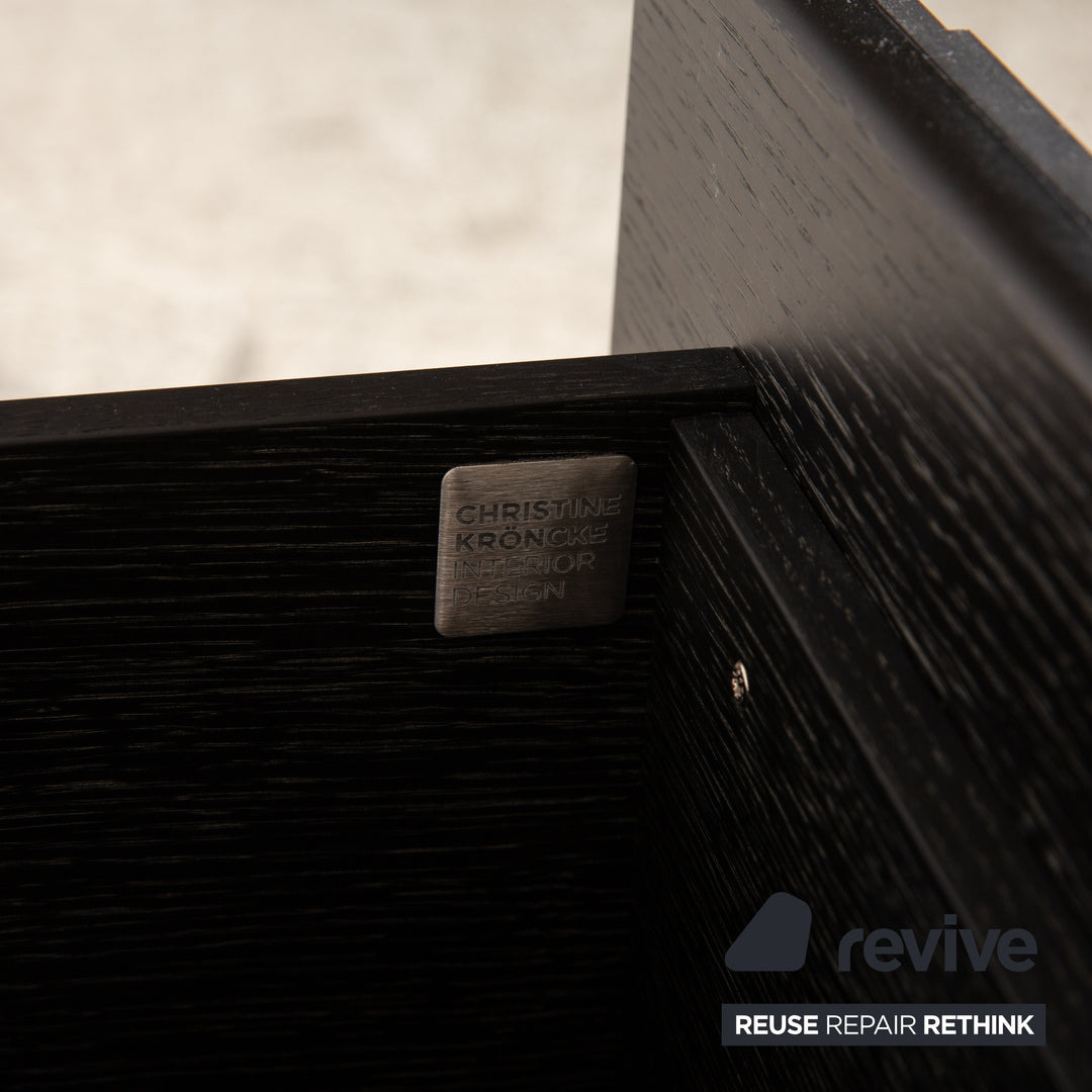 Chrstine Kröncke Shape 13 Holz Sideboard Schwarz Braun Konsolentisch