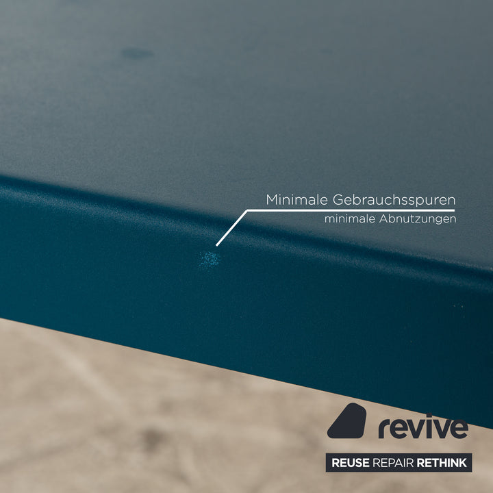 Table à manger Classicon Palas en acier bleu 240 x 73 x 76 cm