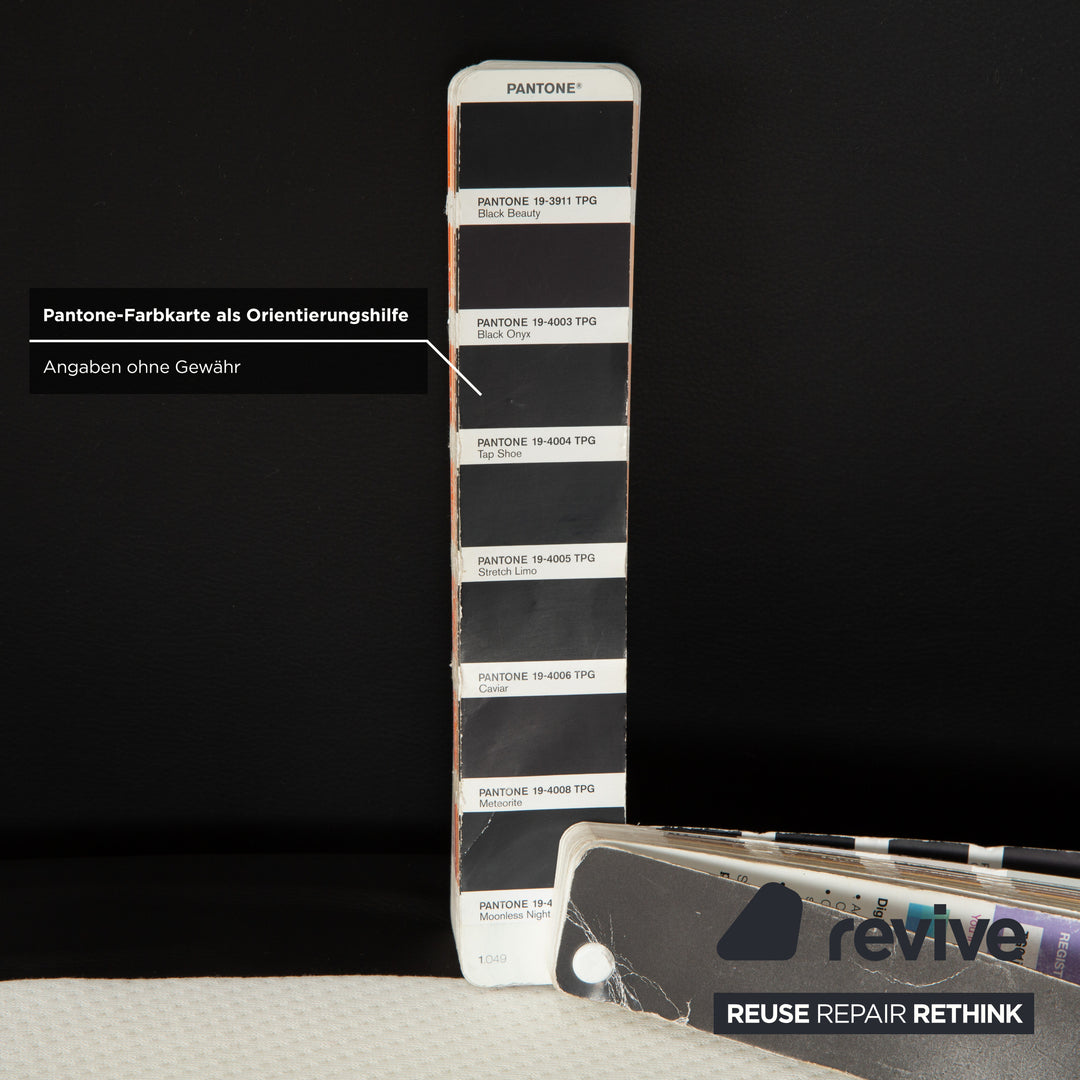 Cocoon Boxspringbett 180x200 Kunstleder Schwarz Bett Doppelbett