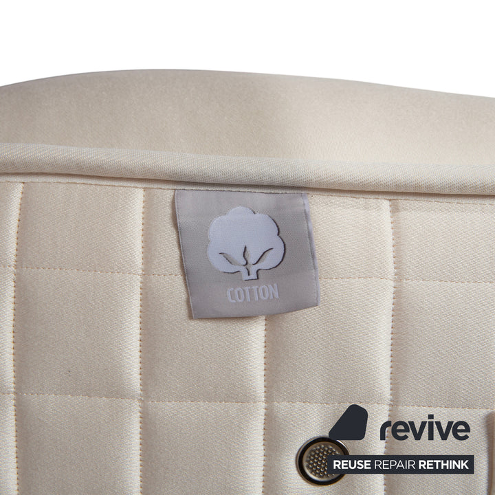 Cocoon La Donna Stoff Bett Silber Cashmere Matratze Boxspringbett