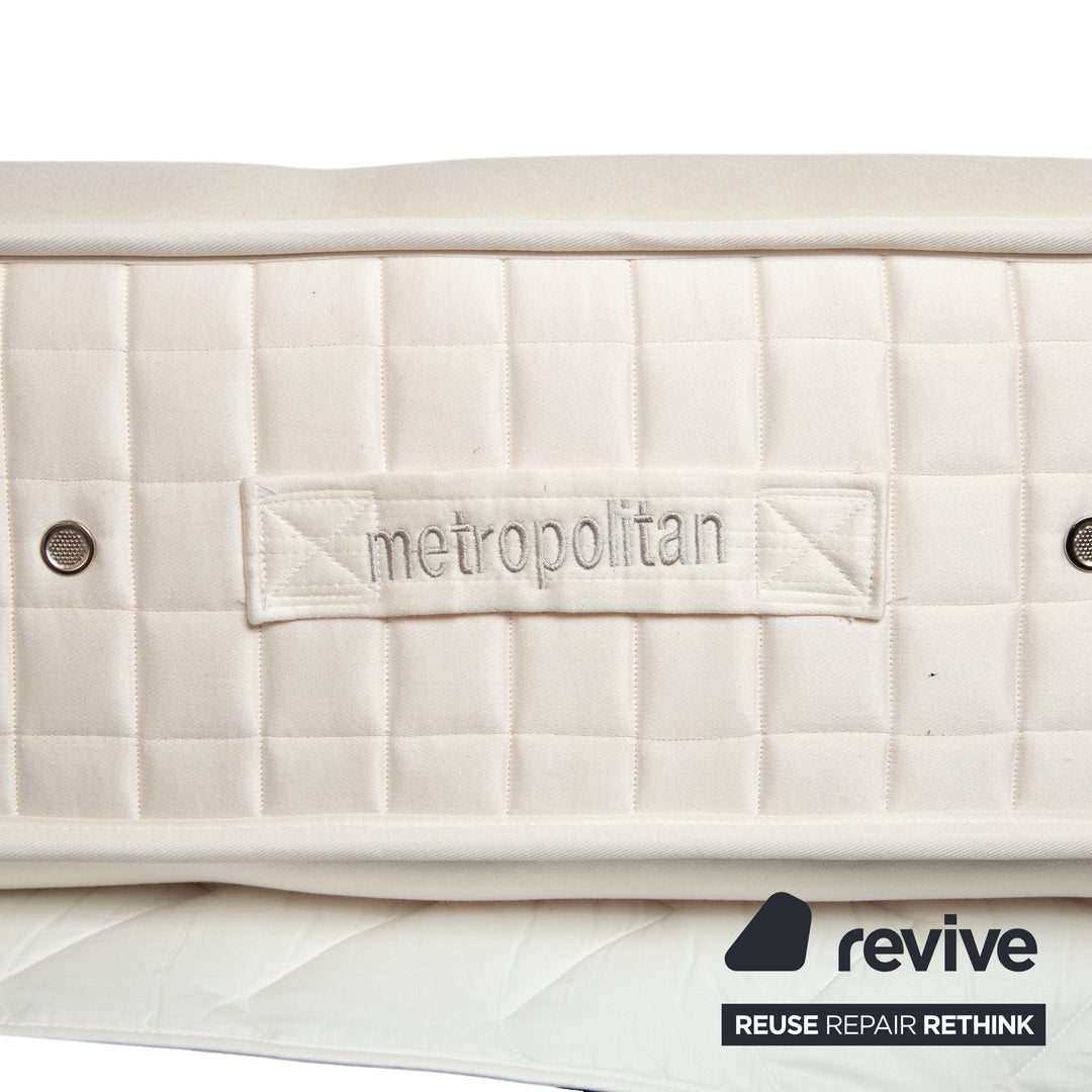 Cocoon La Donna Stoff Bett Silber Cashmere Matratze Boxspringbett