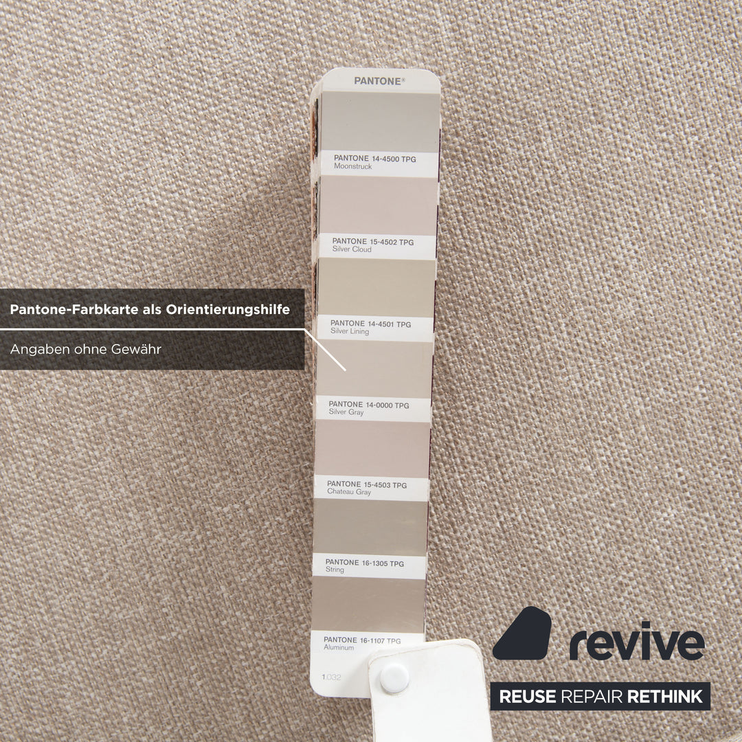 Contur Enna Stoff Ecksofa Beige Sofa Couch