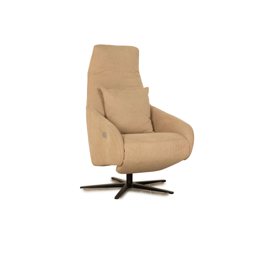 Contur Noto Stoff Sessel Beige elektrische Funktion Relaxfunktion
