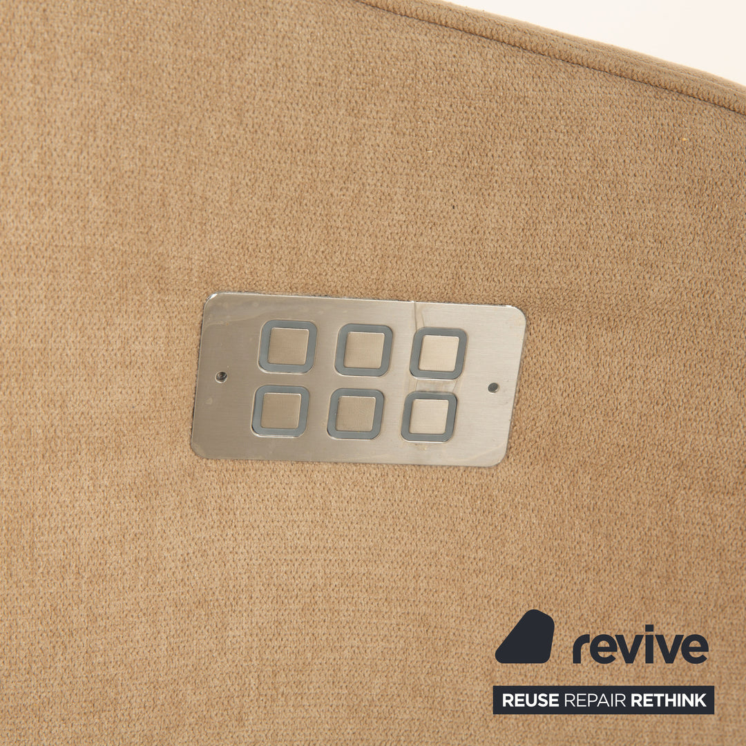 Contur Noto Stoff Sessel Beige elektrische Funktion Relaxfunktion
