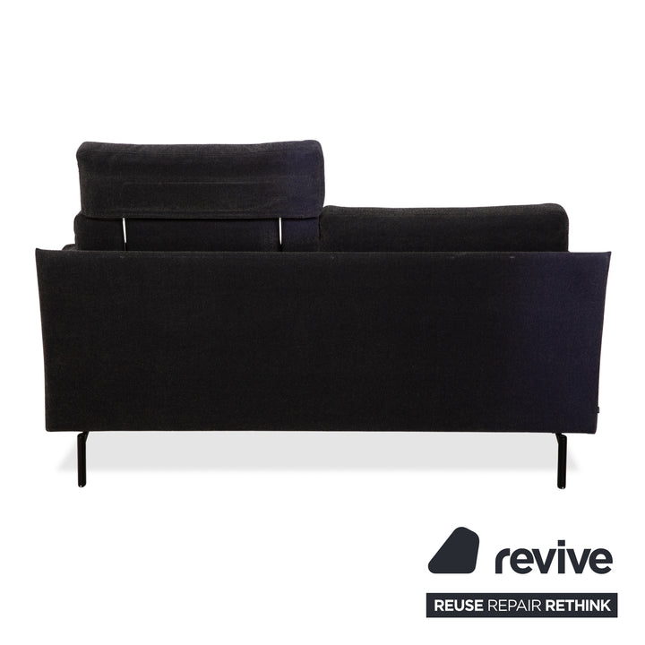 COR Ala Stoff Zweisitzer Grau Sofa Couch manuelle Funktion