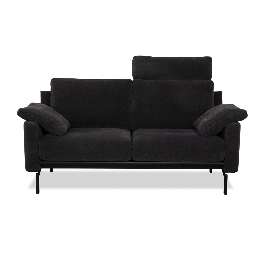 COR Ala Stoff Zweisitzer Grau Sofa Couch manuelle Funktion