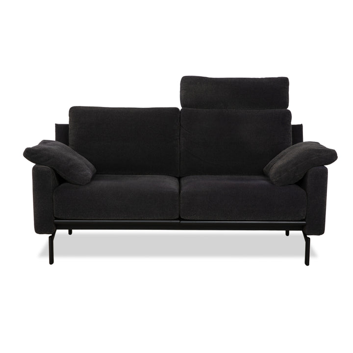 COR Ala Stoff Zweisitzer Grau Sofa Couch manuelle Funktion
