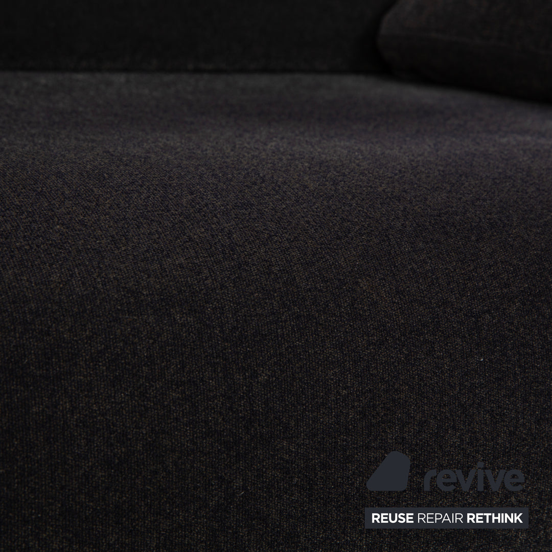 COR Ala Stoff Zweisitzer Grau Sofa Couch manuelle Funktion