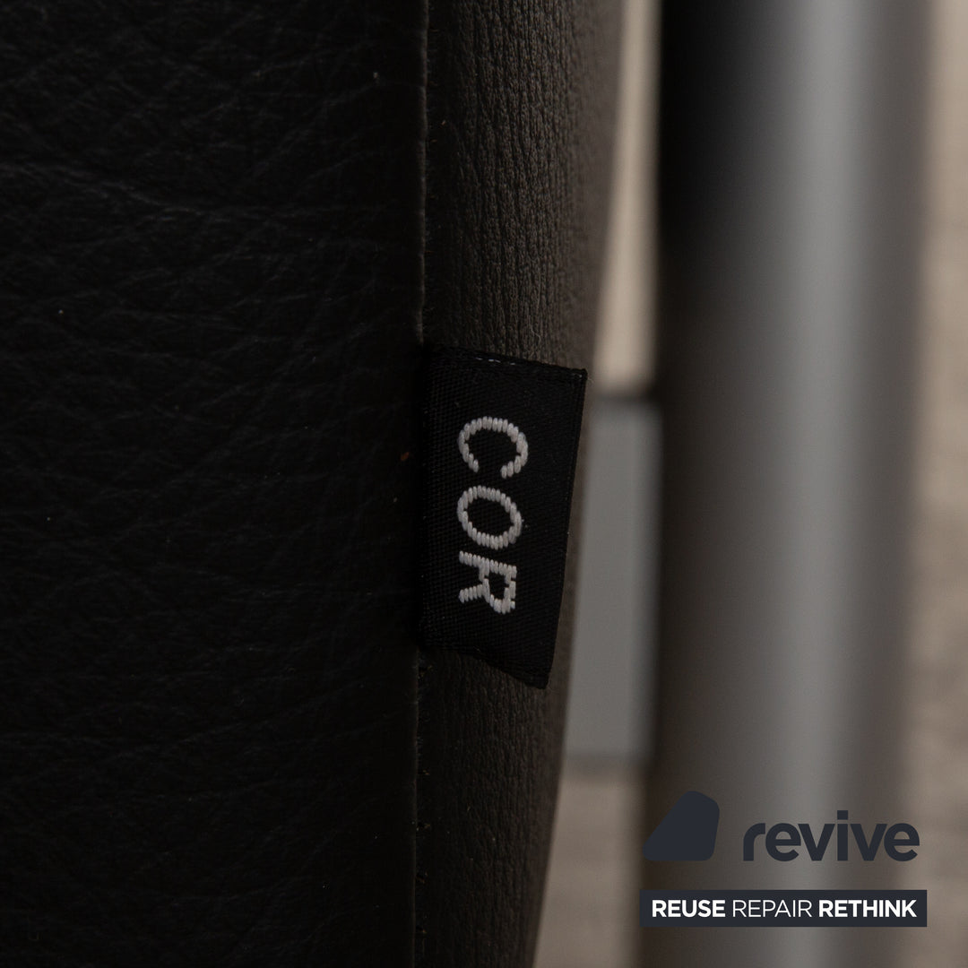 Cor Arthe Leather Armchair Black manual function