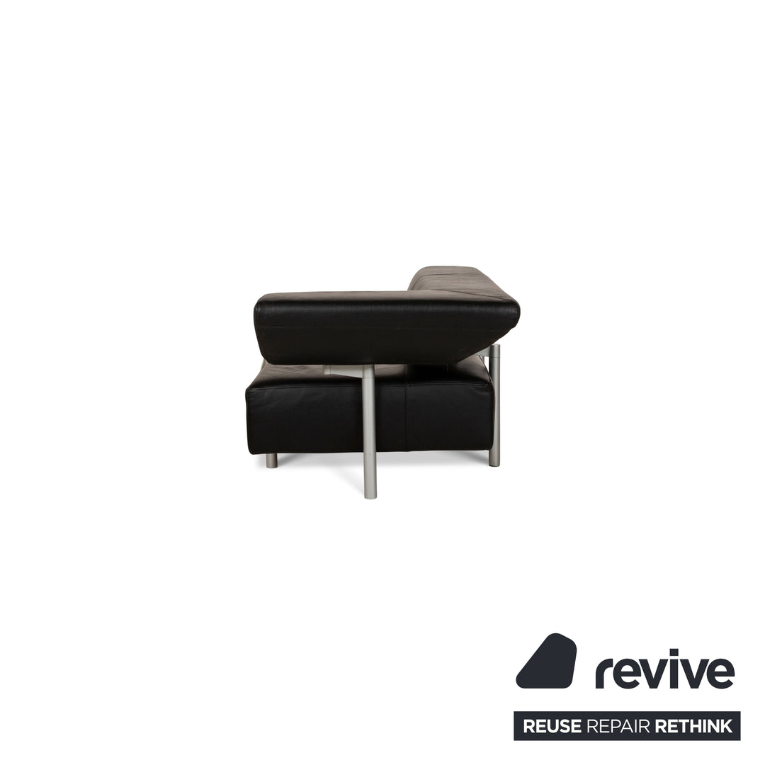 Cor Arthe Leather Two-Seater Black