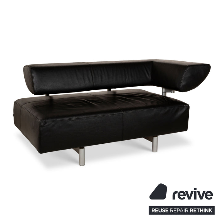 Cor Arthe Leather Two-Seater Black