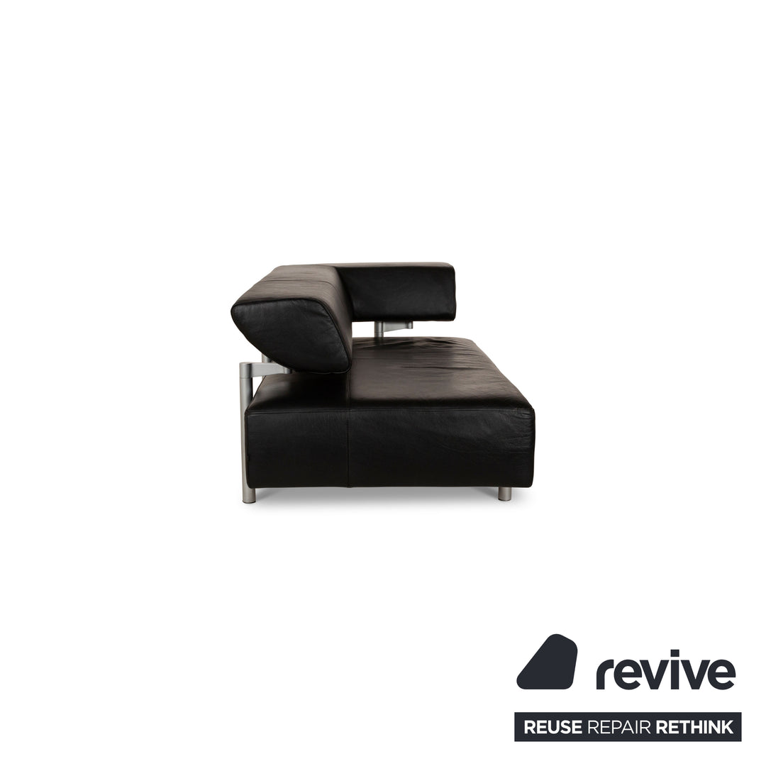 Cor Arthe Leather Two-Seater Black