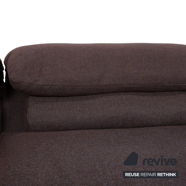 Cor Avalanche Stoff Dreisitzer Grau manuelle Funktion Sofa Couch