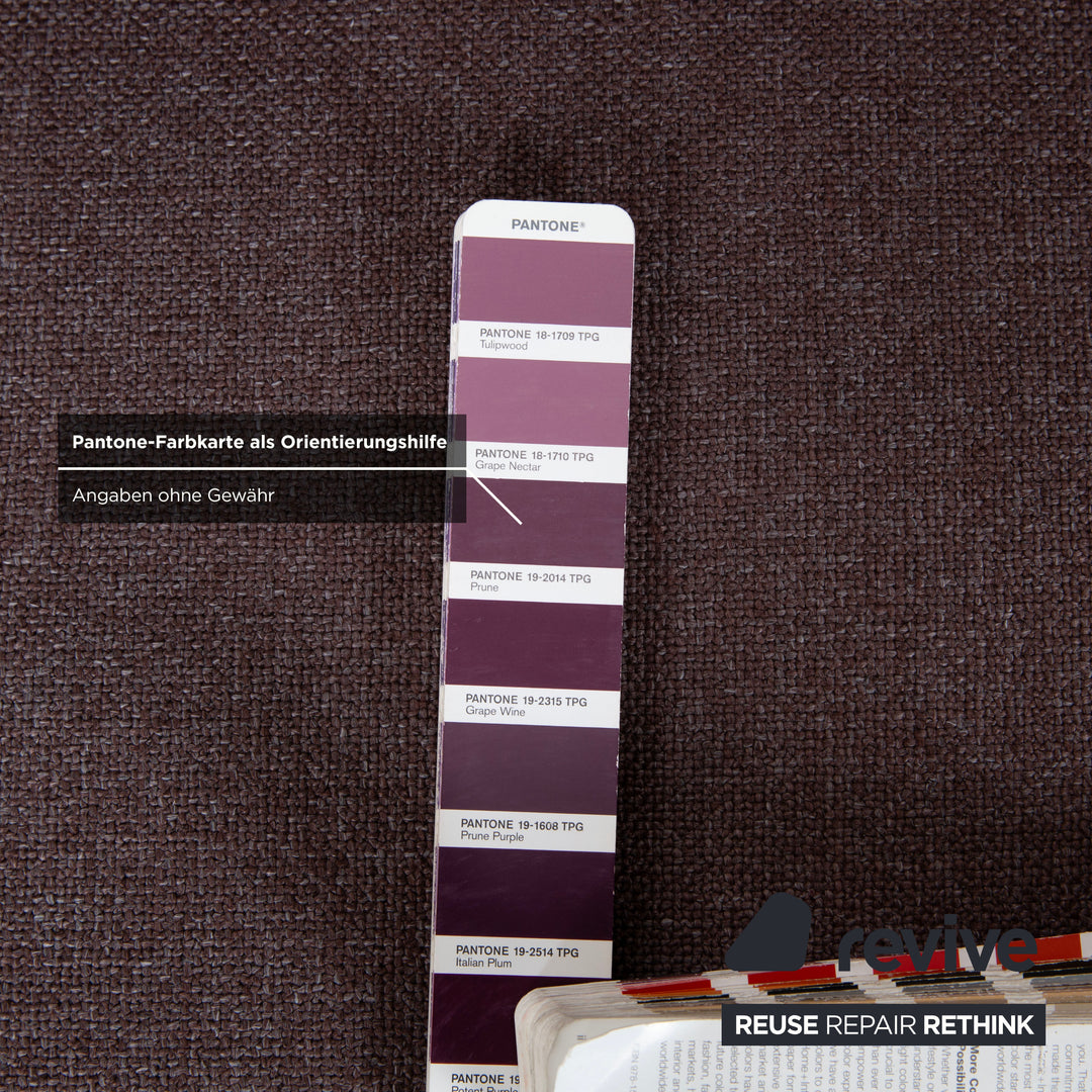 Canapé 3 places en tissu Corduroy Avalanche gris avec fonction manuelle