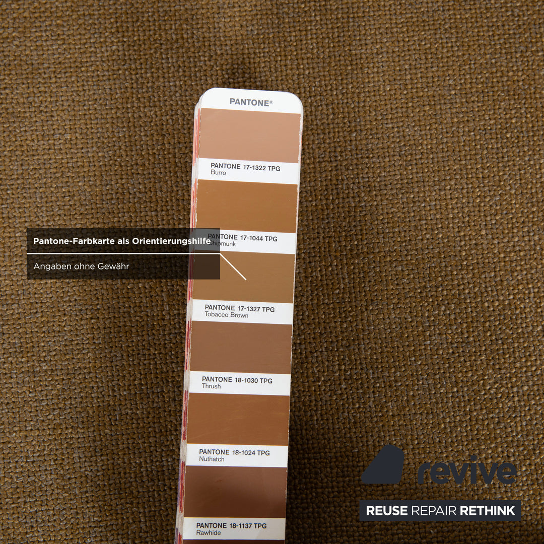 Cor Avalanche Stoff Garnitur Dreisitzer Zweisitzer Braun Bronze Rot manuelle Funktion Sofa Couch