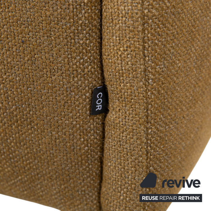 Cor Avalanche Stoff Garnitur Dreisitzer Zweisitzer Braun Bronze Rot manuelle Funktion Sofa Couch