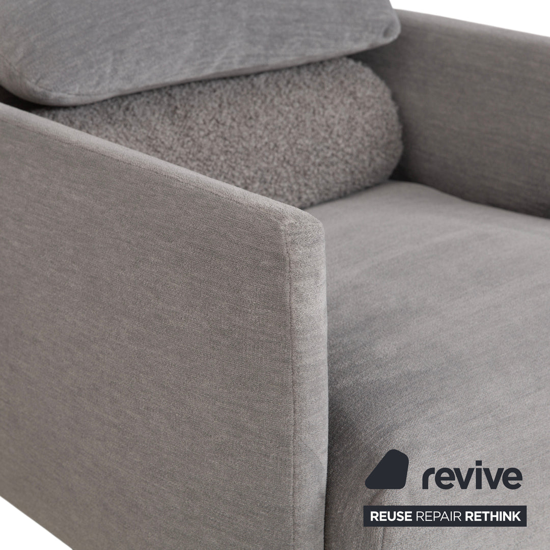 Cor Avalanche fabric armchair grey manual function