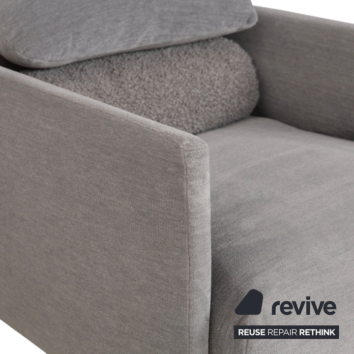 Cor Avalanche fabric armchair grey manual function