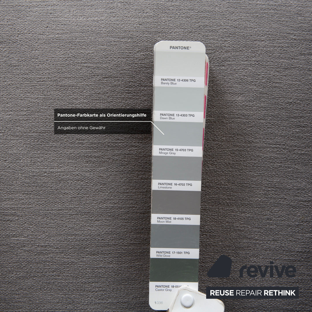 Cor Avalanche Stoff Sessel Grau manuelle Funktion