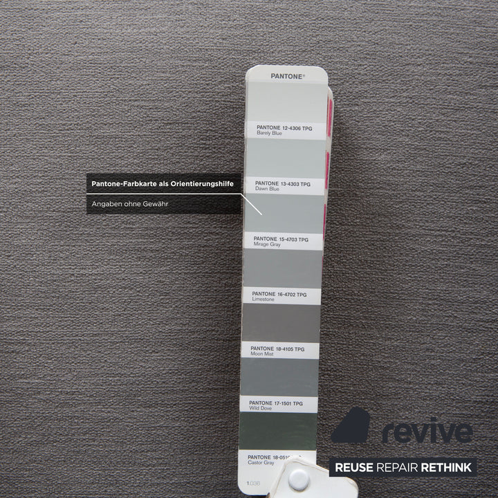 Cor Avalanche Stoff Sessel Grau manuelle Funktion