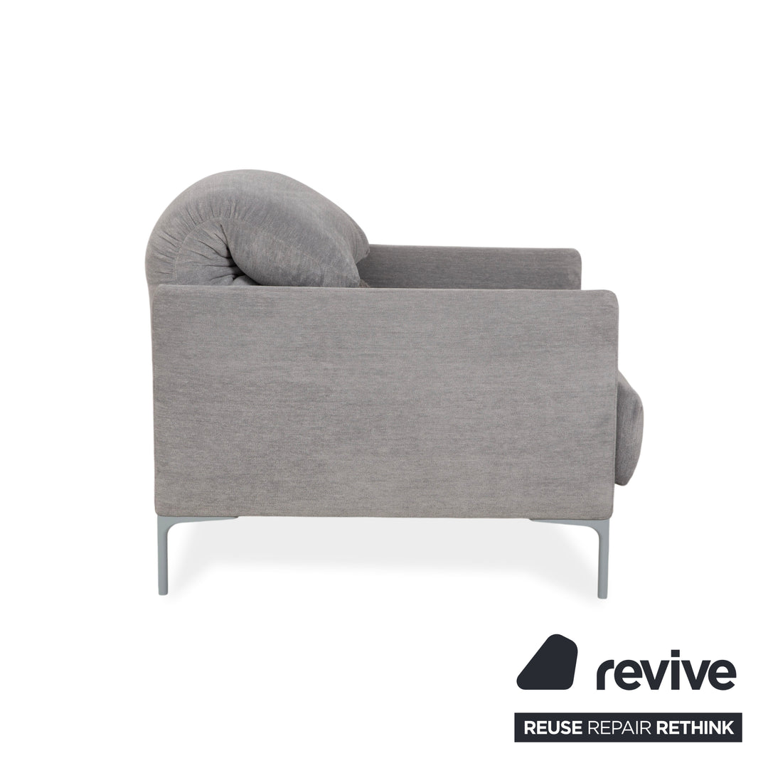 Cor Avalanche fabric armchair grey manual function