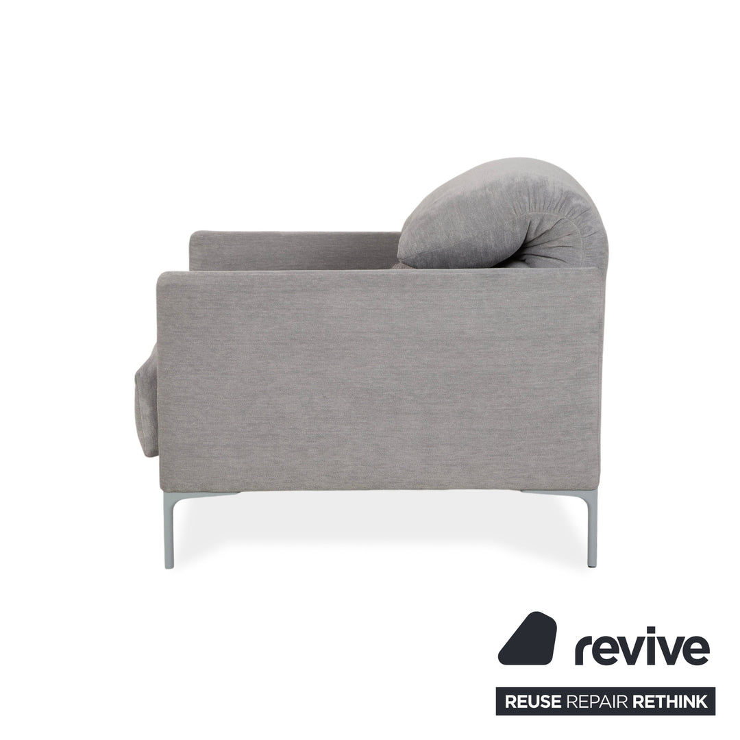Cor Avalanche fabric armchair grey manual function