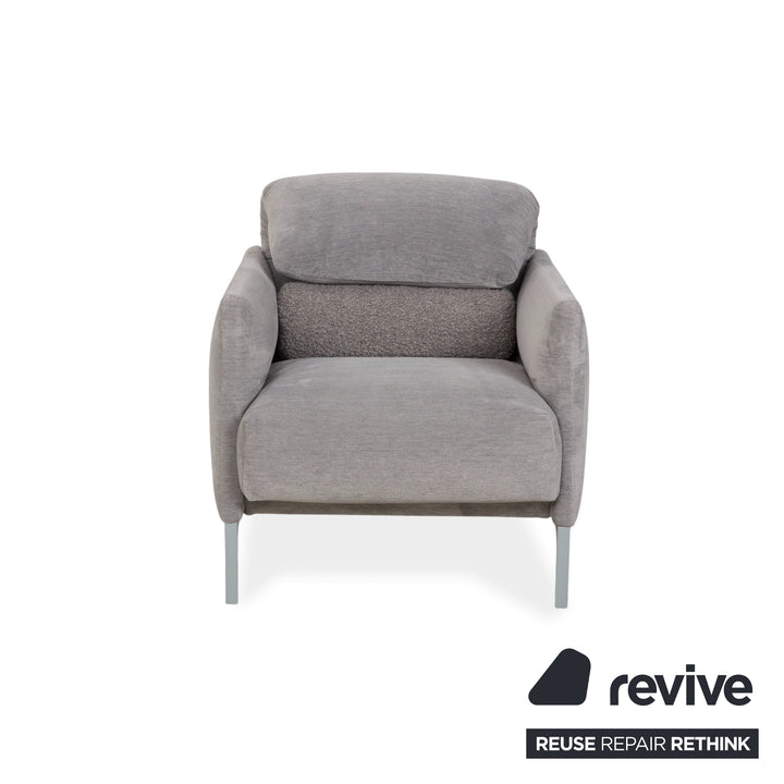 Cor Avalanche fabric armchair grey manual function