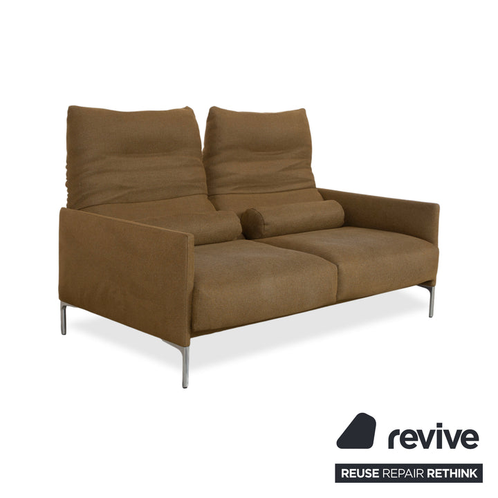 Cor Avalanche Stoff Zweisitzer Braun Bronze manuelle Funktion Sofa Couch