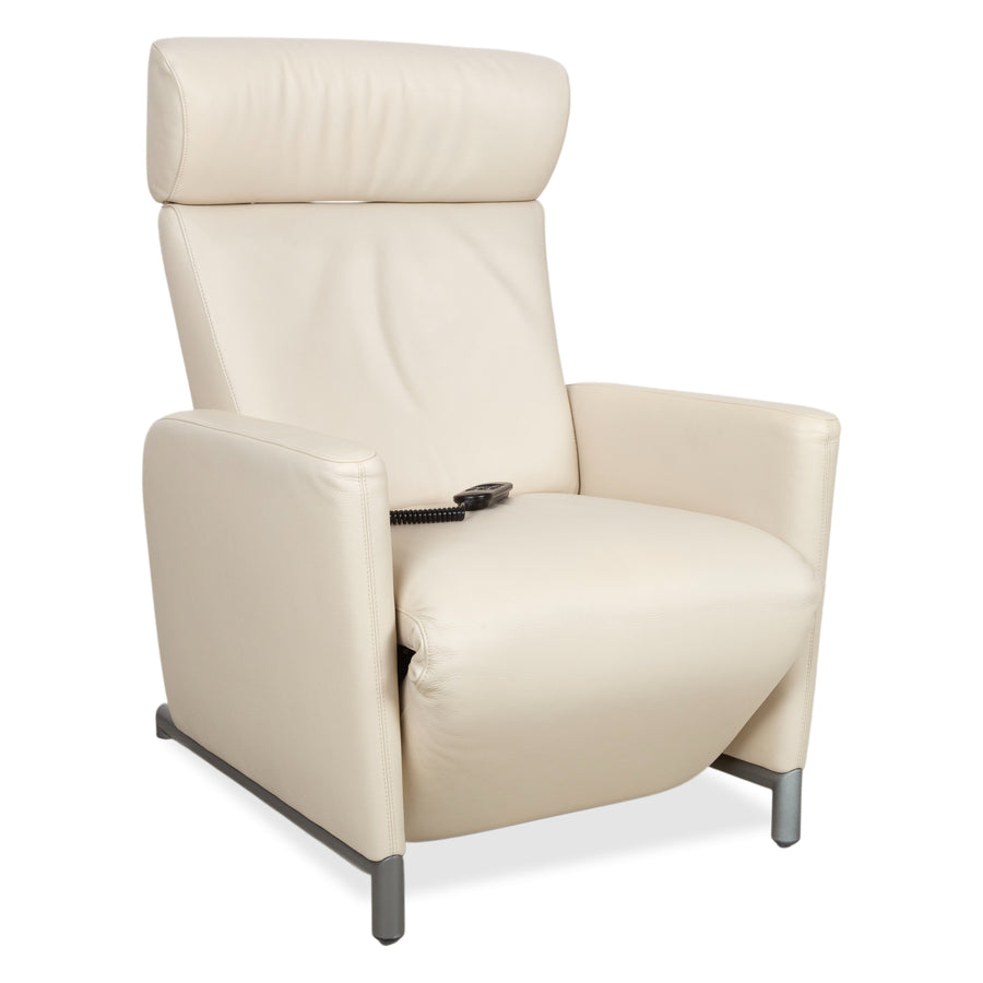 COR Bico Leder Sessel Creme Beige elektrische Funktion Relaxfunktion