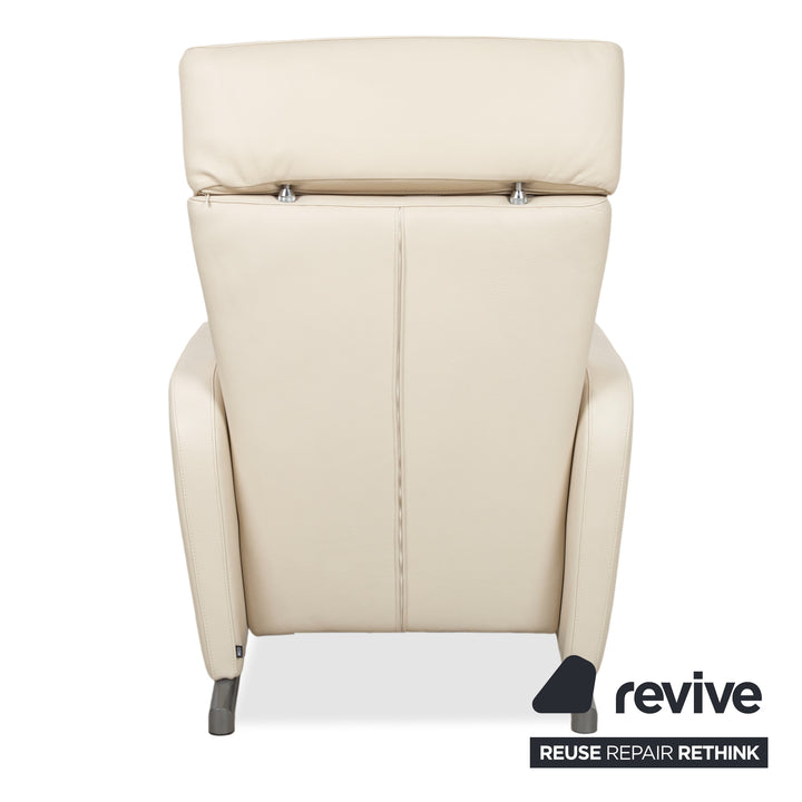 COR Bico Leder Sessel Creme Beige elektrische Funktion Relaxfunktion