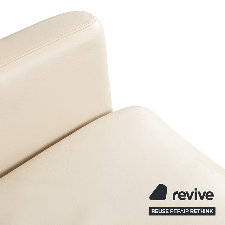 COR Bico Leder Sessel Creme Beige elektrische Funktion Relaxfunktion