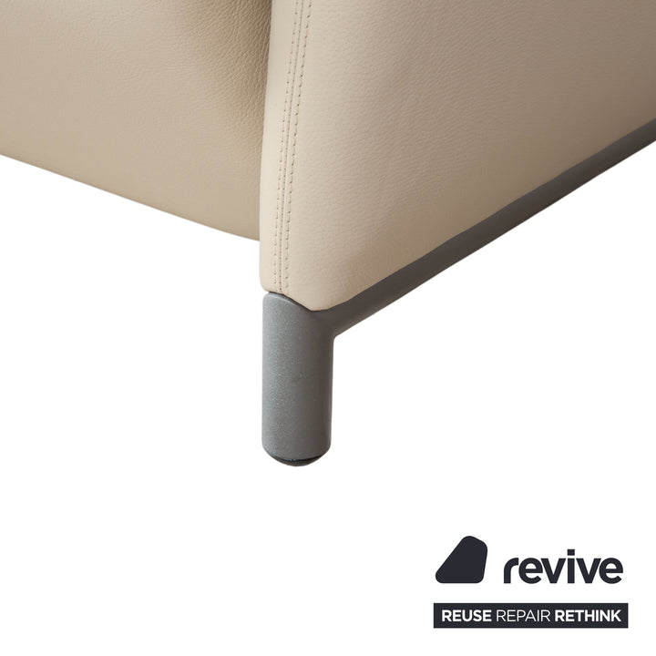 COR Bico Leder Sessel Creme Beige elektrische Funktion Relaxfunktion