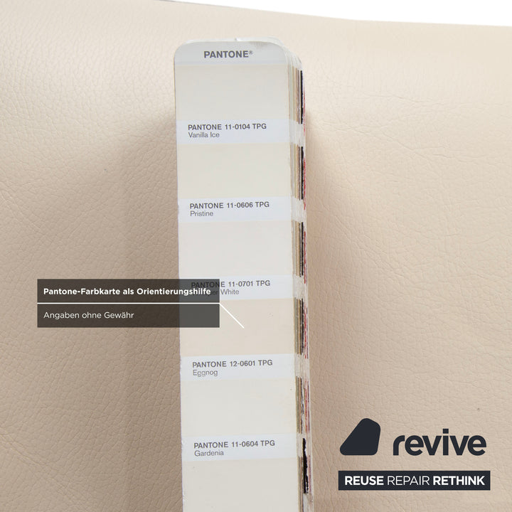 COR Bico Leder Sessel Creme Beige elektrische Funktion Relaxfunktion