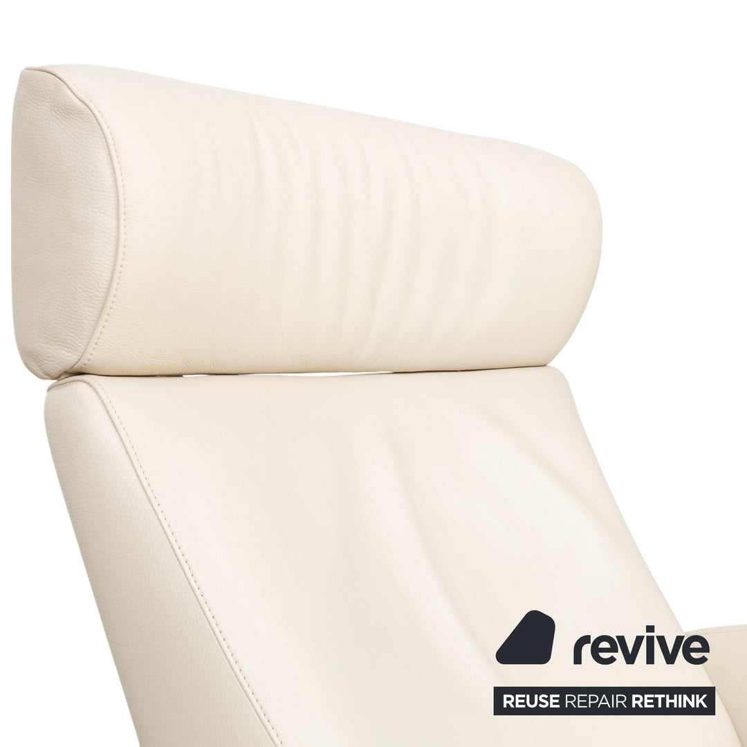 COR Bico Leder Sessel Creme Beige elektrische Funktion Relaxfunktion