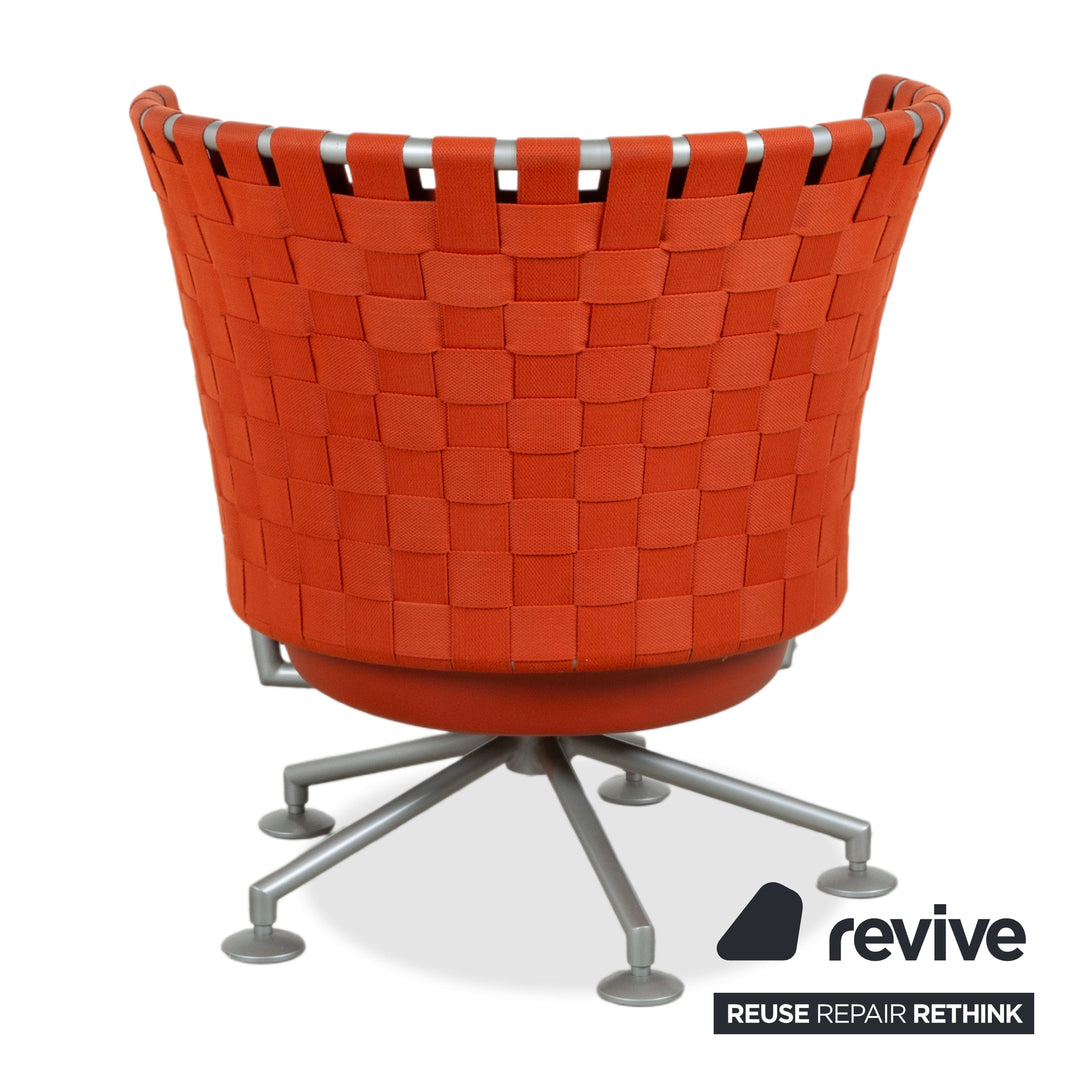 COR Circo Leder Sessel Rot Drehfunktion