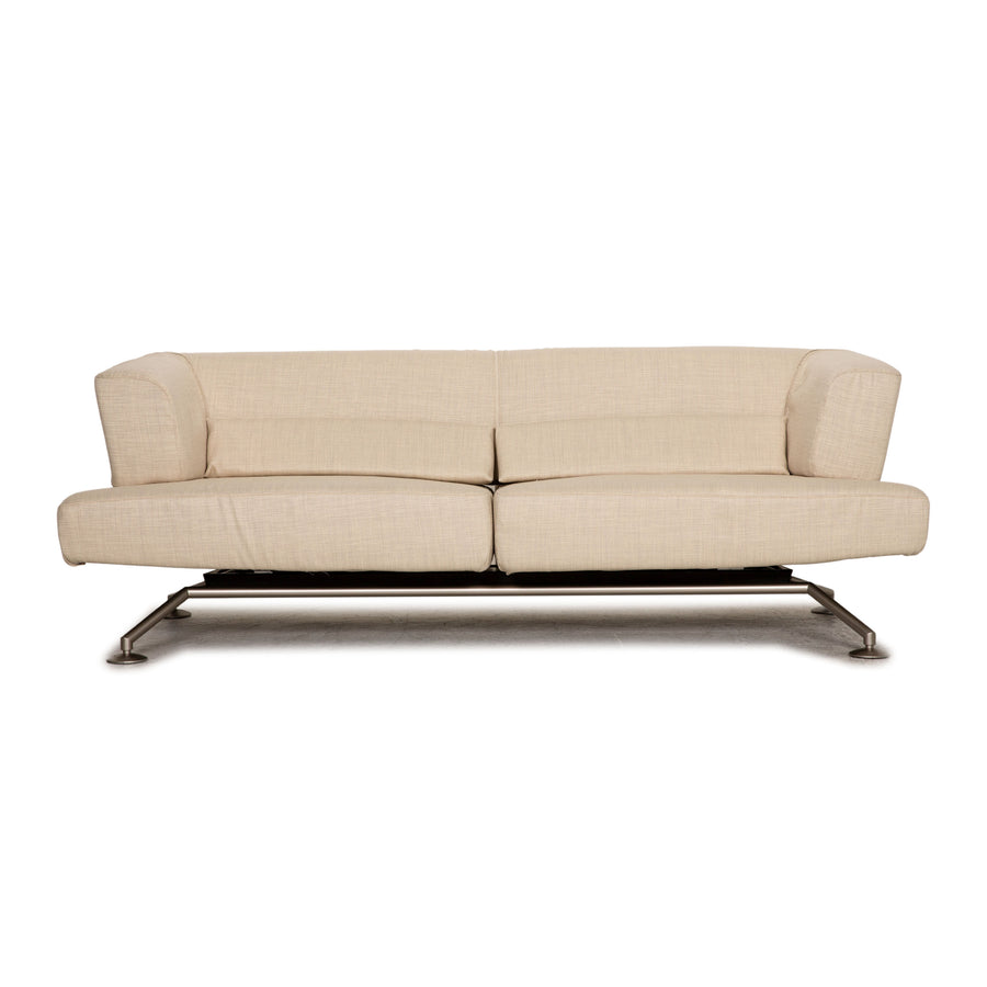 Cor Circum Stoff Dreisitzer Creme Sofa Couch Neubezug