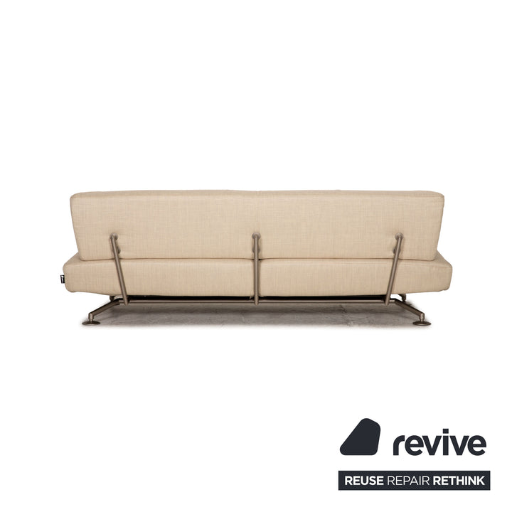 Cor Circum Stoff Dreisitzer Creme Sofa Couch Neubezug