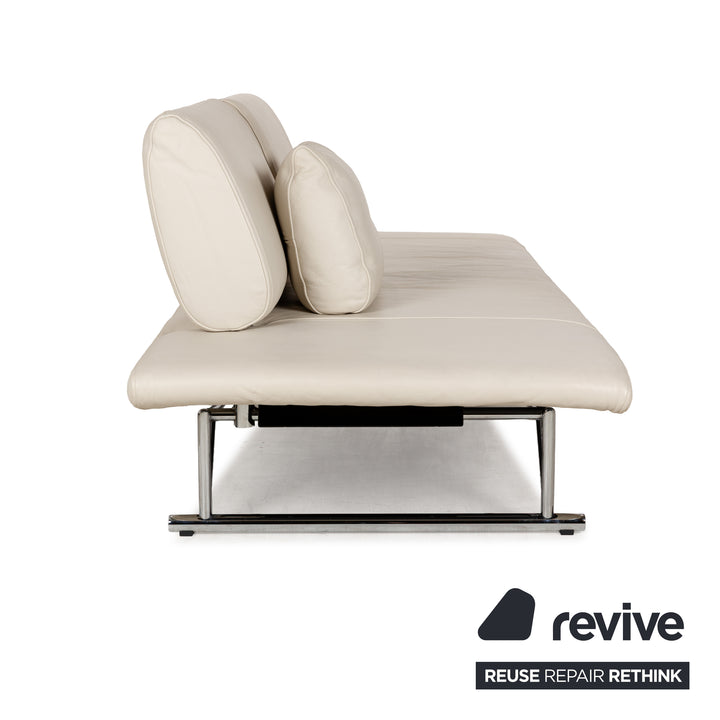Cor Cirrus Leather Two Seater Cream Manual Function Sofa Couch