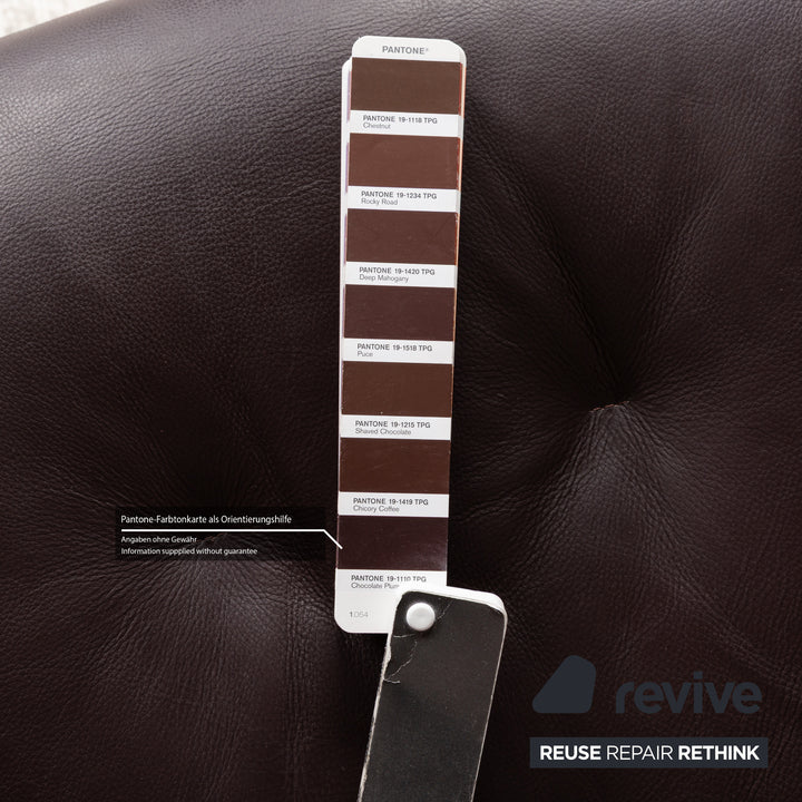 Cor Conseta Leder Sessel Braun Drehfunktion