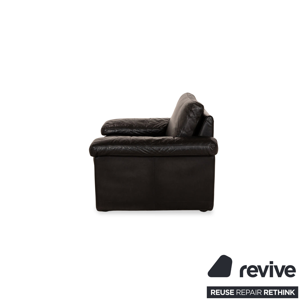 Cor Conseta Leather Armchair Black