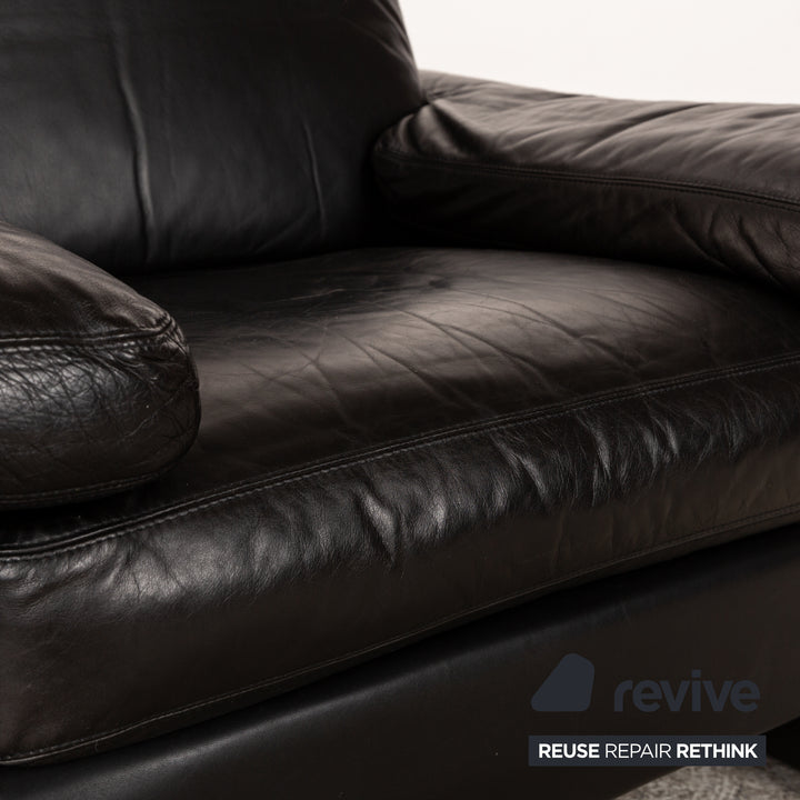 Cor Conseta Leather Armchair Black