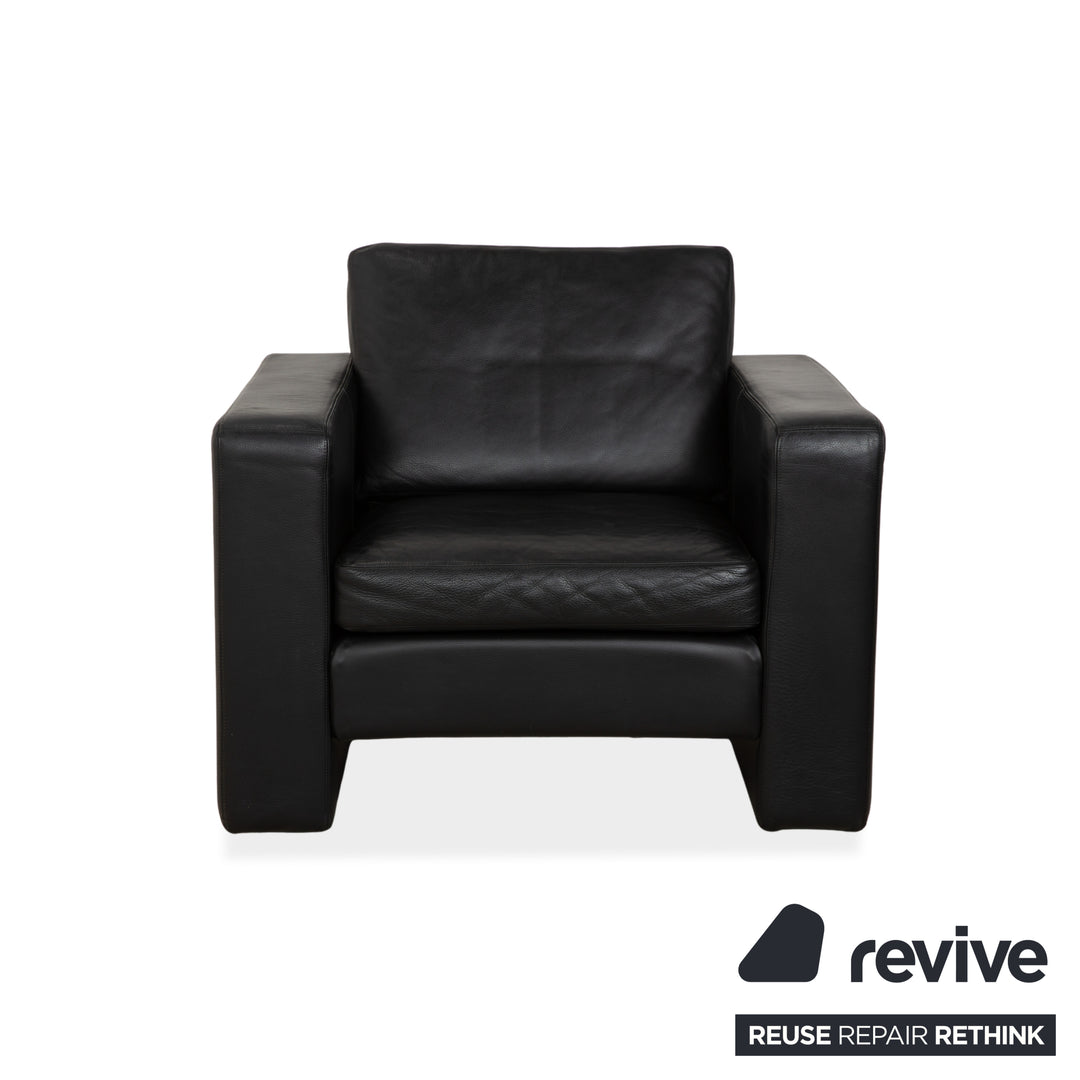 Cor Conseta Leather Armchair Black