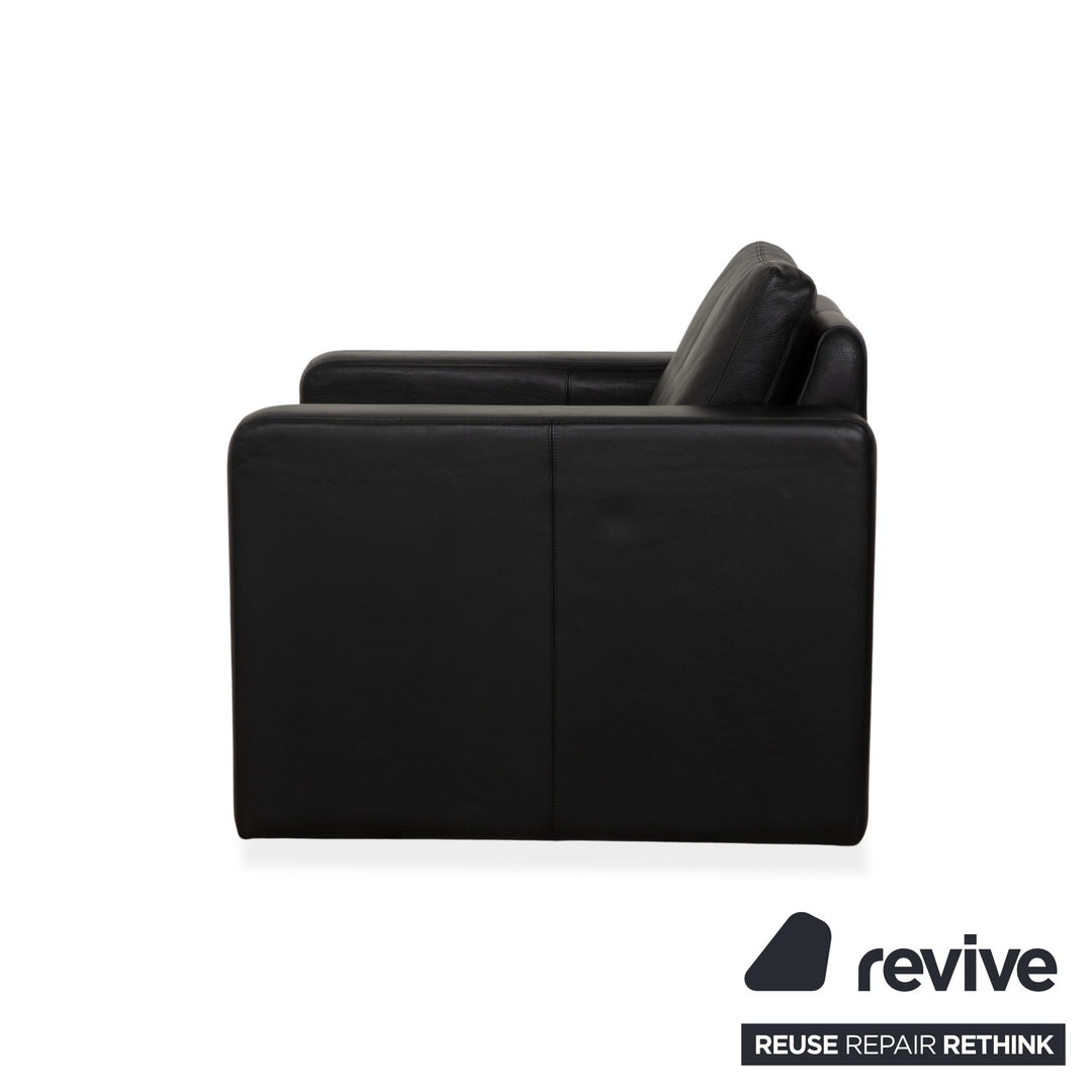 Cor Conseta Leather Armchair Black
