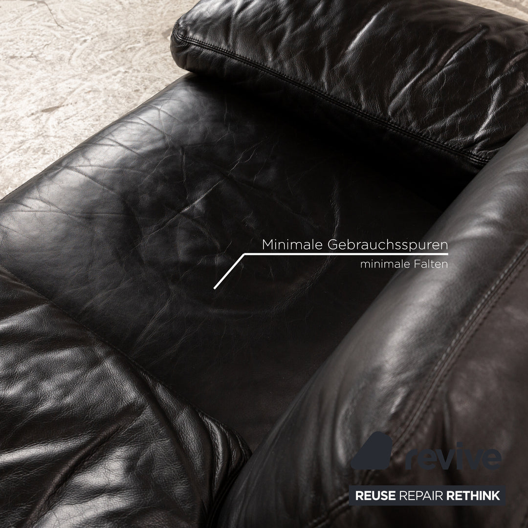 Cor Conseta Leather Armchair Black