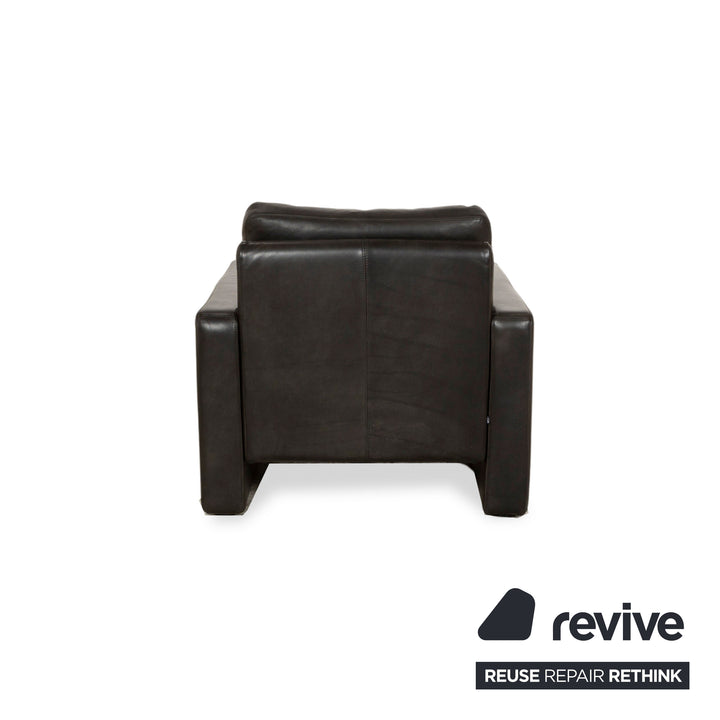 Cor Conseta Leder Sessel Schwarz manuelle Funktion